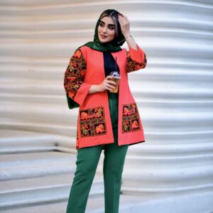 Persian Suzani Manto Model Arva