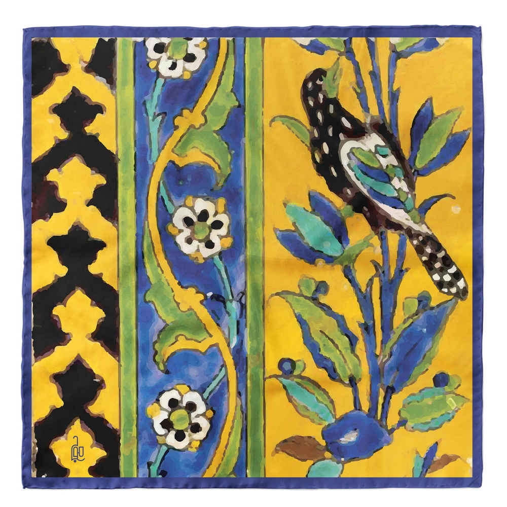 Persian Scarf for Women – Luxe and Vibrant Motif Zaagh