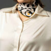 Persian Silk Neck Scarf for Women Luxe and Vibrant Square Khial