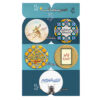 Persian Poetic Sentences Button Pin Set - Delbar (5 pcs)