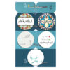 Persian Poetic Sentences Button Pin Set - Sabr (5 pcs)