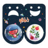 Persian Set of 2 Pinback Buttons - Chelle Night