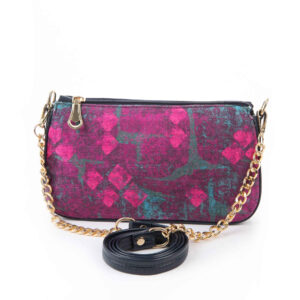 Handmade Faux Leather Chain Strap Bag Samira