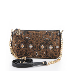 Handmade Faux Leather Chain Strap Bag Traditional Design