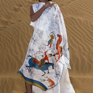 Persian Printed Shawl for Women Artistic & Lightweight Bahram