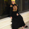 Women's Long Sleeve Crepe Dress Suitable for Outdoor Model Setila