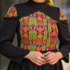 Women's Long Sleeve Crepe Dress Suitable for Outdoor Model Setila