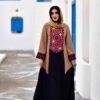 Women's Long Sleeve Embroidered Dress Suitable for Outdoor Style Model Asoo