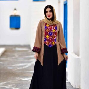 Women’s Long Sleeve Embroidered Dress Suitable for Outdoor Style Model Asoo