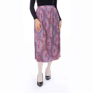 Women’s Pleated Midi Skirt Model Liam
