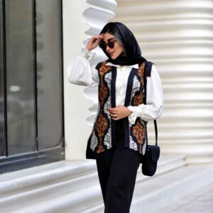 Women’s Vest, Tunic & Pants Set Model Ayman