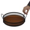 Modern Javaneh Wooden Serving Tray - Tea or Refreshment Tray