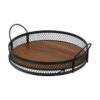 Modern Javaneh Wooden Serving Tray - Tea or Refreshment Tray