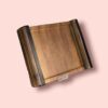 Modern Rayka Wooden Tea Serving Tray - Elegant Rectangular Tray