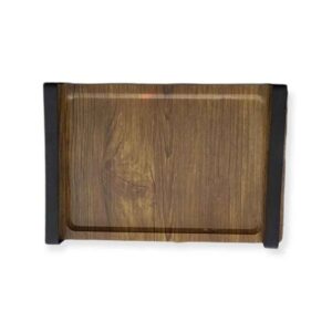 Modern Rayka Wooden Tea Serving Tray – Elegant Rectangular Tray