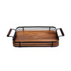Modern Solikala Wooden Tea Tray - Unique Rectangular Tray