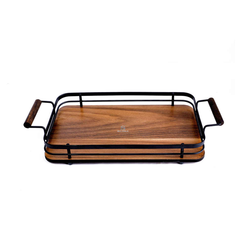 Modern Solikala Wooden Tea Tray – Unique Rectangular Tray