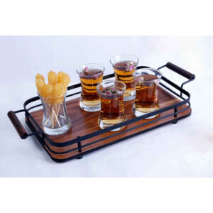 Modern Solikala Wooden Tea Tray – Unique Rectangular Tray