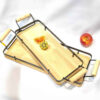 Modern Karizma Wooden Tea Serving Tray - Smooth Finish Tray