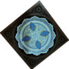 Decorative Copper Wall Plate Hand-Painted with Persian Minakari Enamel Tazhib