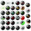 Islamic Pinback Button Set for Shia Muslims - Fatimah bint Muhammad