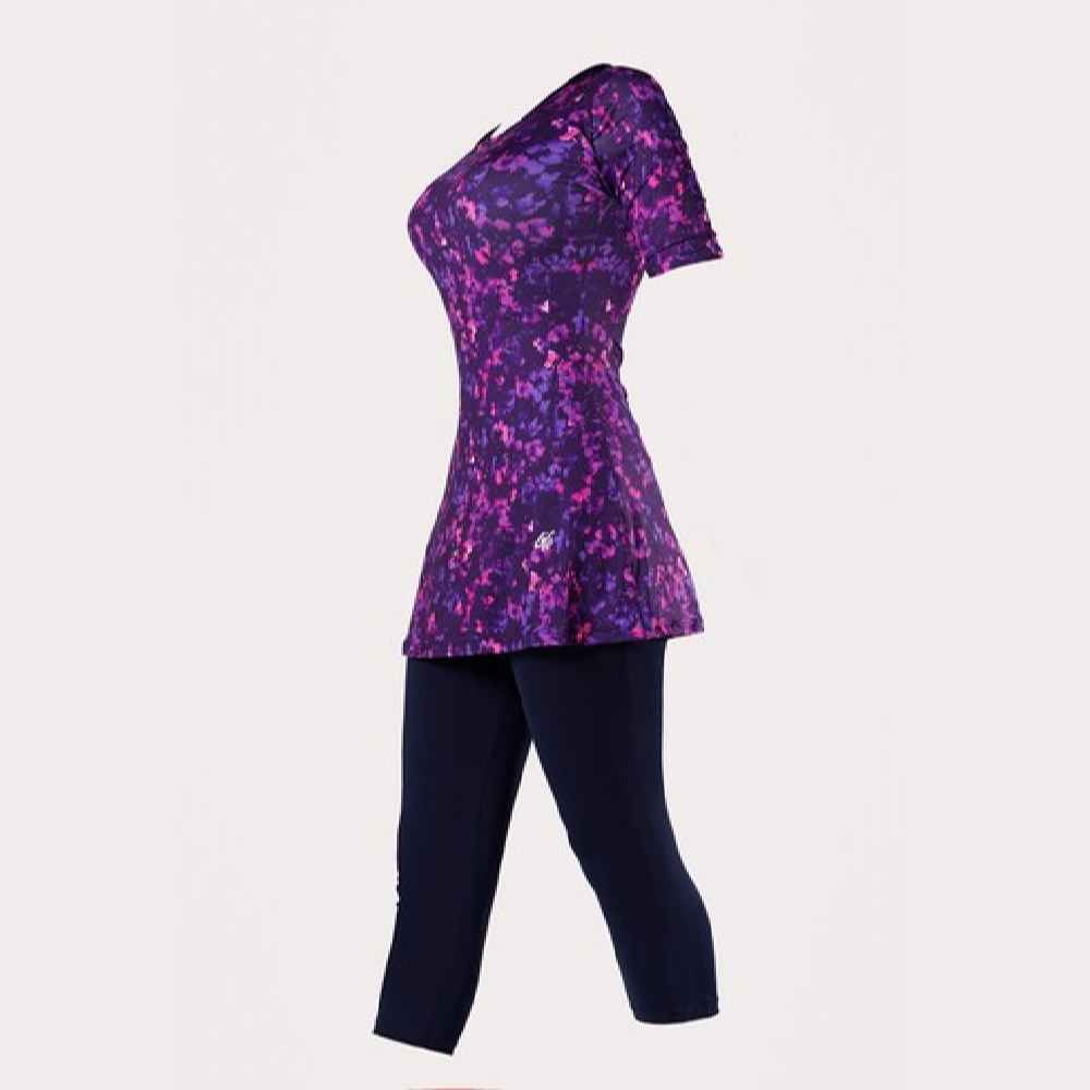2 Piece Women’s Short Sleeve Swimsuit Model Maha