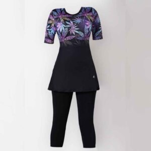 2 Piece Women’s Short Sleeve Swimsuit Model Sima