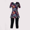 2 Piece Women's Short Sleeve Swimsuit Model Vafa