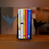 Bird-Themed Metal Art Bookend – Perfect for Nature Lovers