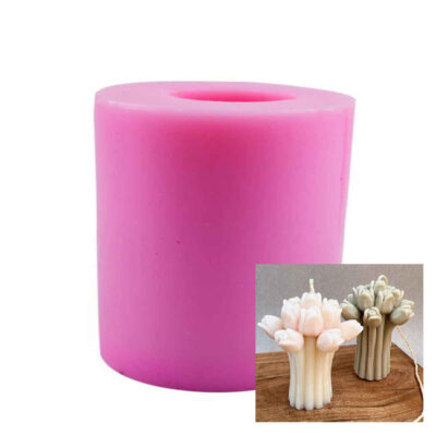 Tulip Bouquet Silicone Candle Mold