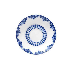Persian Tea Saucer – Porcelain with Samarghand Design (Set of 6)