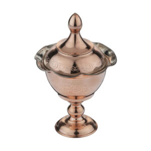 Handcrafted Persian Copper Sugar Bowl with – Hammered Mina