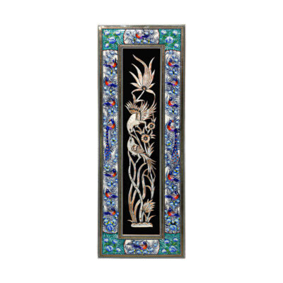 Persian Copper Engraved Wall Art with Maryami Floral Design