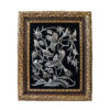Handmade Framed Persian Engraved Copper Art Tamana – Traditional Wall Decor