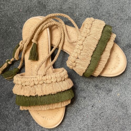 Handcrafted Macramé Sandal - Boho Footwear for Summer
