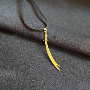 Zulfiqar Sword Necklace – Islamic Brass Sword Necklace of Imam Ali