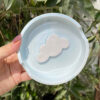 Handcrafted Ceramic Ashtray – Minimalist Cloud Design