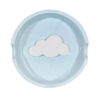 Handcrafted Ceramic Ashtray – Minimalist Cloud Design