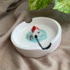 Handmade Ceramic Ashtray – Minimalist Hut Design
