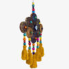 Handmade Evil Eye Wall Hanging - Traditional Yellow Amulet