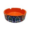 Persian Pottery Ashtray - Panah Minakari Enamel Design