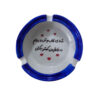 Persian Porcelain Ashtray - Ghalb Handmade Calligraphy Design