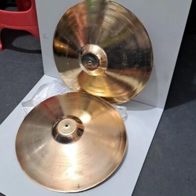 Iranian Metal Senj Cymbal with Wooden Handle 40 cm