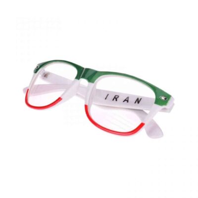 Iran Flag Football Fan Glasses Model Havadari