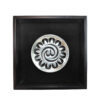 Framed Islamic Engraved Copper Art Khoda