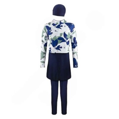 Islamic Navy Blue Women's Modest Swimwear