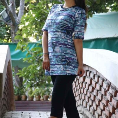 Islamic Women's Short Sleeve Swimsuit Model Tina