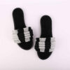 Handmade Macrame Boho Sandals - Bahar Model Black Sliders
