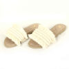 Handmade Macrame Boho Sandals - Shima Model White Sliders