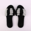 Handmade Macrame Boho Sandals - Bahar Model Black Sliders